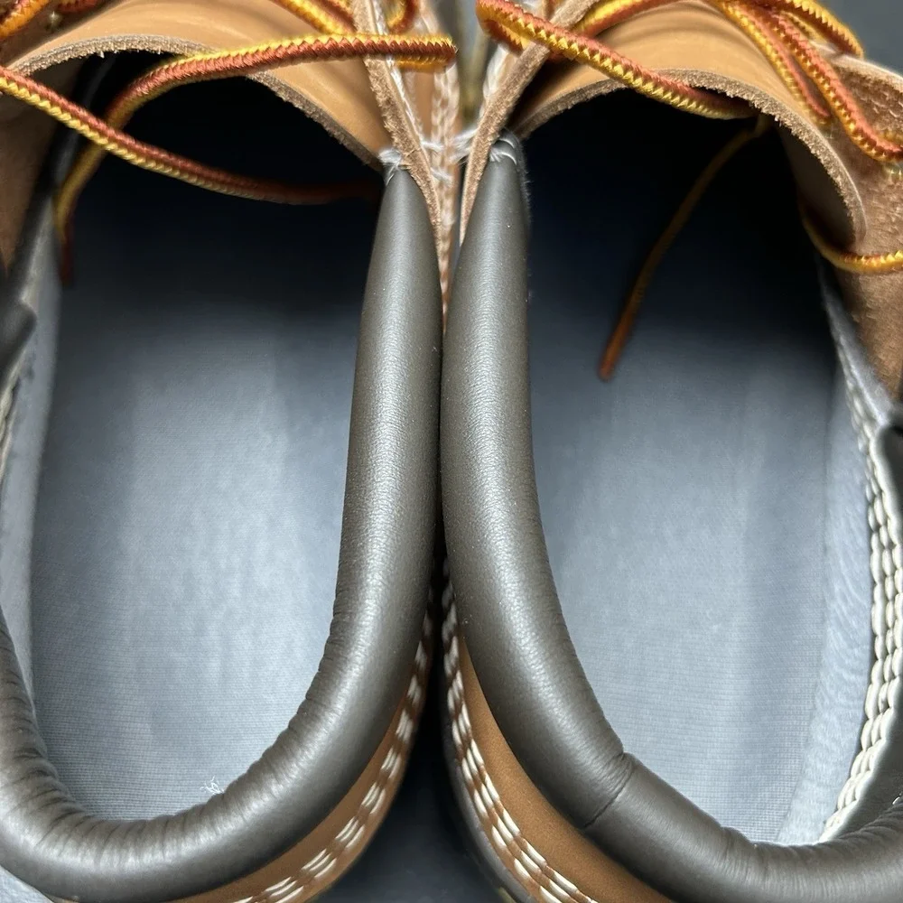 L.L. Bean Gumshoe Boots Men's Size 11 Tan/Bean Boot Brown/Gum Waterproof I M